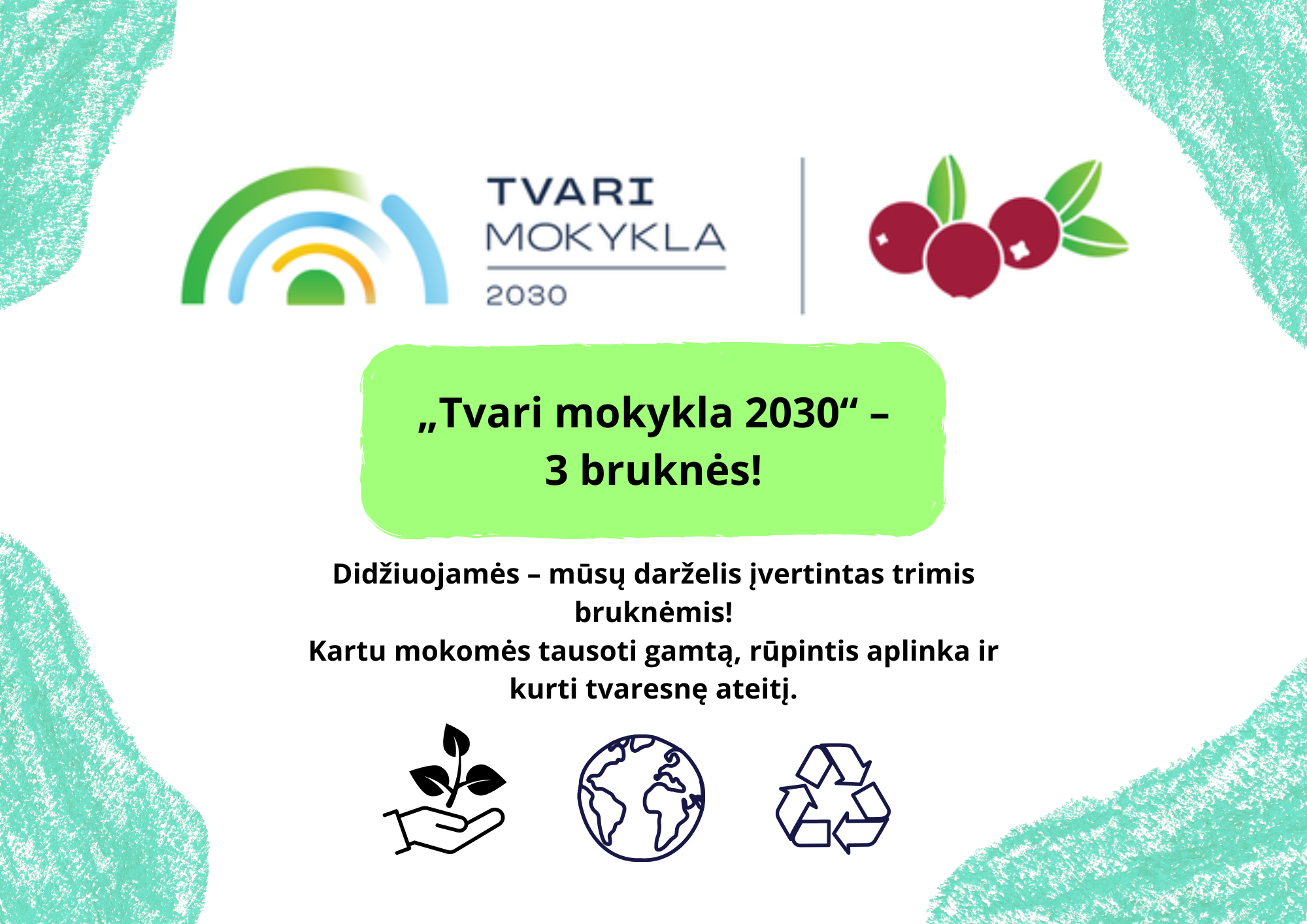 2026 09 16 15.08 „Tvari mokykla 2030“ – 3 bruknės!